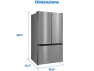 Thumbnail French Door Smart Refrigerator — Smart Refrigerator, Midea