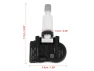 Thumbnail Tire Pressure Monitoring System Sensor, 4 Pieces — TPMS, Unique Bargains