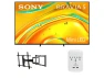 Thumbnail 55-inch Mini-LED TV with FULL-MOTION-MOUNT-43-90 and 3-OUTLET-SURGE — Smart TV, Sony