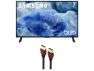 Thumbnail 32-Inch QLED TV and HDMI Cable Bundle — Smart TV, Samsung