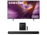 Thumbnail 77-inch OLED TV and soundbar bundle — Smart TV, Samsung