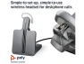 Thumbnail Wireless Headset with Handset Lifter — Wireless Earbuds, Plantronics