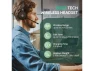 Thumbnail Wireless DECT Mono Teams Headset — Wireless Earbuds, Yealink