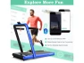 Thumbnail 2-in-1 Folding Treadmill — Connected Equipment, COSTWAY