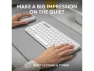 Thumbnail Pebble 2 Combo Wireless Keyboard and Mouse — Bluetooth Keyboard, Logitech