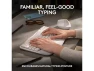 Thumbnail Wave Keys Wireless Ergonomic Keyboard — Bluetooth Keyboard, Logitech