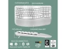 Thumbnail Wave Keys Wireless Ergonomic Keyboard — Bluetooth Keyboard, Logitech