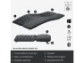Thumbnail Wireless Ergonomic Keyboard, Black — Bluetooth Keyboard, Logitech