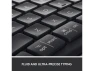 Thumbnail Wireless Ergonomic Keyboard, Black — Bluetooth Keyboard, Logitech