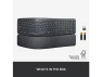 Thumbnail Wireless Ergonomic Keyboard, Black — Bluetooth Keyboard, Logitech
