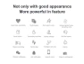 Thumbnail DK02 Smart Bracelet, White — Fitness Tracker
