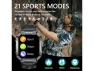 Thumbnail Smart Sports Watch, 1.91-inch, Black — Smart Watch, ZOSKVEE