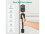 Thumbnail Keyless-Entry Door Lock with Handle Set — Smart Lock, AkaGear