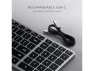 Thumbnail Bluetooth Backlit Keyboard with Numeric Keypad — Bluetooth Keyboard, Satechi