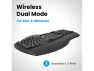 Thumbnail Wireless Ergonomic Split Keyboard — Bluetooth Keyboard, Perixx