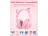 Thumbnail Bluetooth Cat-Ear Headphones — Wireless Earbuds, PISKEKAT
