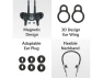 Thumbnail Wireless Neckband Headphones — Wireless Earbuds