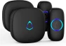Black, Plastic, Pack Size 2