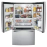 36" French Door Refrigerator with Internal Water Dispenser, Spill-Proof Shelves, GE