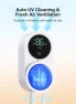 Toothbrush Cleaner & Holder with LED Smart Screen, Rechargeable, Bitvae