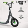 Green/Grey, Solid wheels, Caliper hand brake