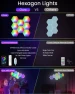 Hexagon LED Lights Wall Panels, NIUCOO