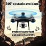 KY102 Drone with Screen Controller, 4K Camera, Obstacle Avoidance — Drone, QAONIE