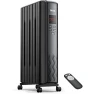 Oil Filled Radiator Heater with Remote Control, 4 Modes, Overheat & Tip-Over Protection, Dreo