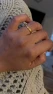 Dainty Gold Stacking Band Ring, NOKMIT