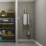 High Efficiency Non-Condensing Indoor Tankless Natural Gas Water Heater, Rheem