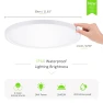 LED Flush Mount Ceiling Light, LUMLLSAJI