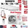 36,000 BTU, 3516W, 4 Heating Elements