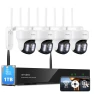 10X Zoom WiFi6 Security Camera System — Security Camera, xmartO