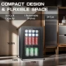0.9 Cubic Feet, Adjustable Shelves, Temperature Control to 40°F