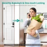 Thumbnail Keyless Entry Door Lock with Handle — Smart Lock, AkaGear