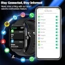 Smart Watch with Heart Rate, SpO2, Sleep, Stress Monitor, Bluetooth Calling, IP68 Waterproof — Smart Watch, Odsslgw