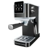Black Touch Screen Espresso Maker with Steam Milk Frother