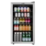 3.3 Cubic Feet, Manual Defrost, Glass Door, Reversible Hinges