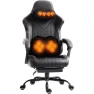 Black, 145° recline, Faux Leather