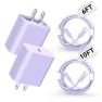 USB C Charger 2Pack with Fast Charging Cable