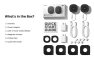 No Drill Window Camera 2-Pack — Security Camera, INFIYA