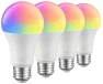 Smart Light Bulbs, Color Changing, 4 Pack — Smart Light Bulb, Odnora