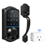 Wi-Fi Smart Fingerprint Front Door Lock Set — Smart Lock, Veise