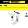 Electric Window Vacuum Squeegee 10" — Window Cleaning Robot, Karcher