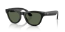 Shiny Black, Green Lenses