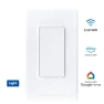 White, Single Pole, 4-Pack