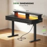 Electric Standing Desk with 3 Wooden Drawers — Standing Desk, OffiGo