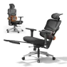 Ergonomic Office Chair with Adaptive Lumbar Support, Footrest, 4D Armrest, Adjustable Seat Depth & Height — Smart Chairs, NEWTRAL