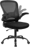 Mesh Office Chair with Flip-up Arms and Lumbar Support — Smart Chairs, Youhauchair