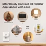 Smart Plug Max 15A/1800W, Compatible with Alexa and Google Home — Smart Plug, DAYBETTER